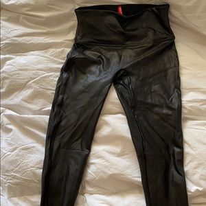 Spanx “leather” leggings. Size M. Never worn!
